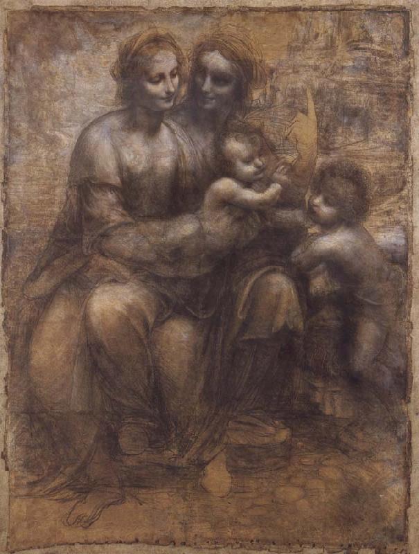 Raphael The Virgin and Child with Saint Anne and Saint John the Baptist France oil painting art