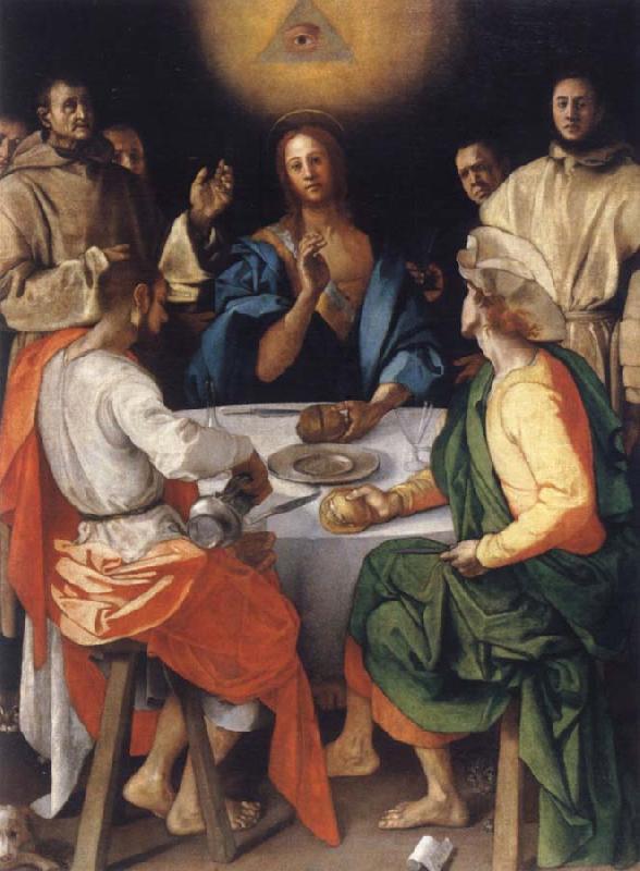 Pontormo The Mabl in Emmaus oil painting image