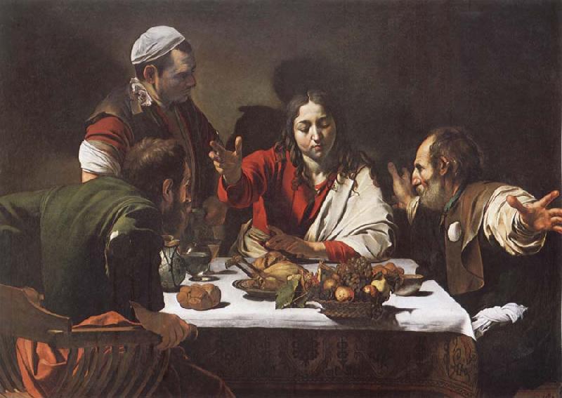 Caravaggio Supper of Aaimasi France oil painting art