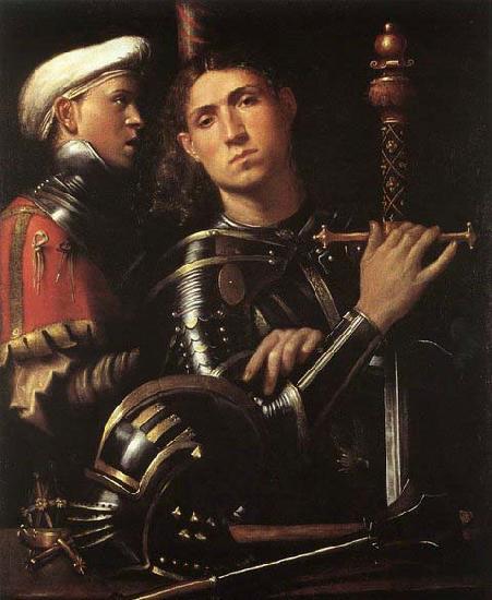 CAVAZZOLA Warrior with Equerry oil painting picture