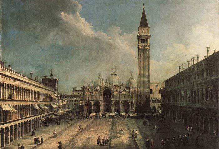 Canaletto Piazza San Marco oil painting image