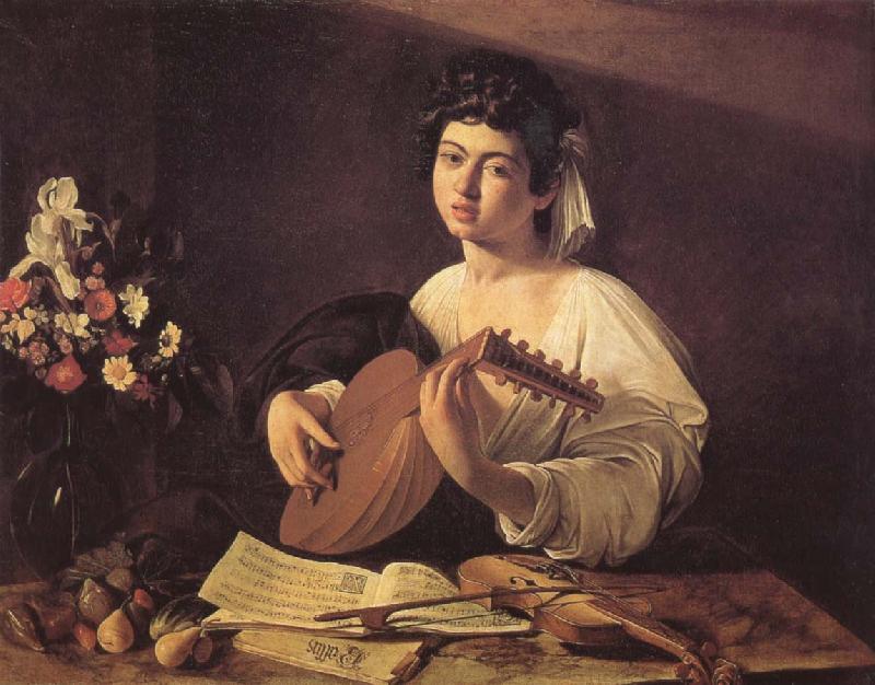 Caravaggio Lutspelaren oil painting image