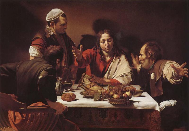 Caravaggio Maltiden in Emmaus oil painting image