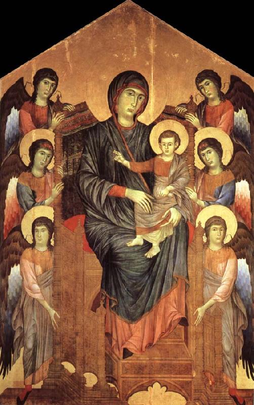Cimabue Madonna and Child in Majesty Surrounded by Angels oil painting image
