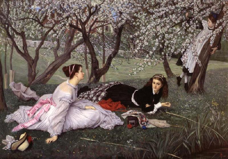 J.J.Tissot Spring oil painting image