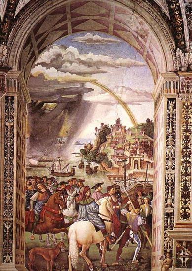 Pinturicchio Aeneas Piccolomini Leaves for the Council of Basle France oil painting art