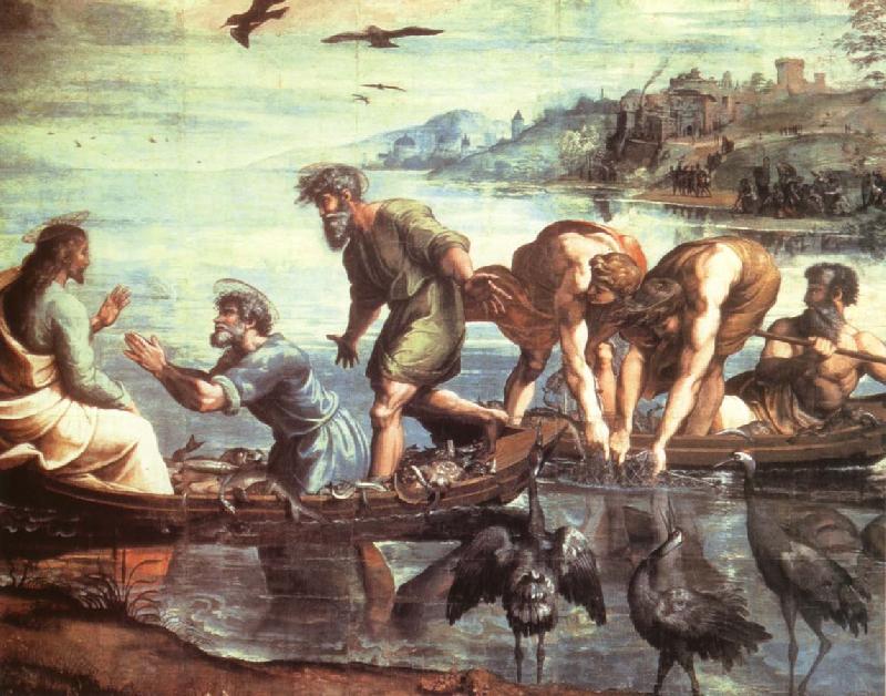 Raphael The Miraculous Draught of Fishes France oil painting art
