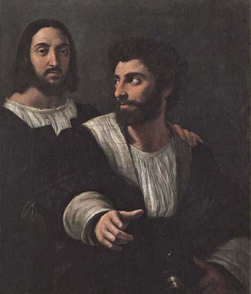 Raphael Portrait of the Artist with a Friend France oil painting art