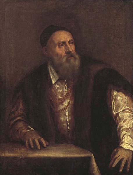 Titian Self-Portrait oil painting image