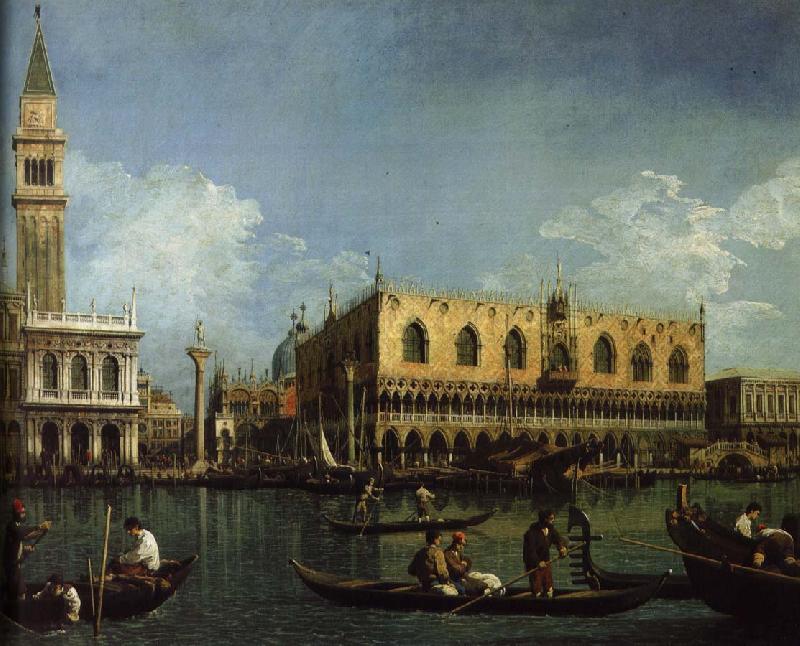 Canaletto basino san marco venedig oil painting image