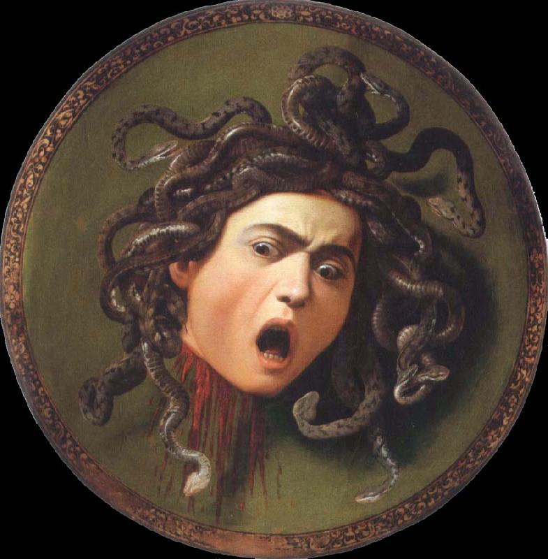 Caravaggio the head of medusa oil painting image