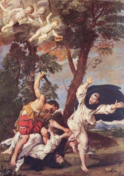 Domenichino Martyrdom of St. Peter the Martyr, oil painting image