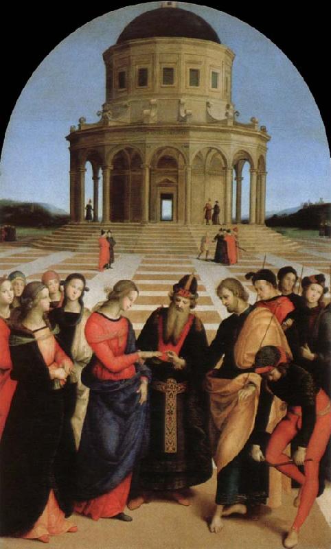 Raphael marriage of the virgin oil painting picture
