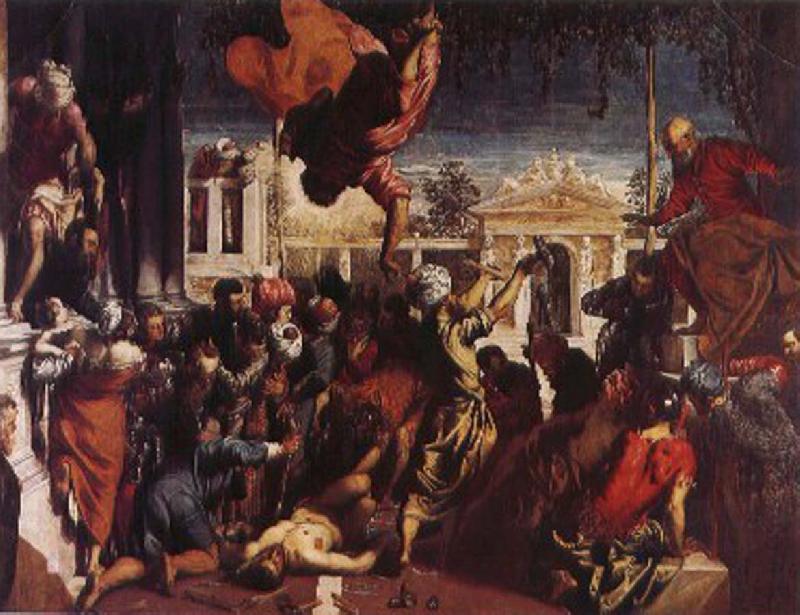 Tintoretto Slave miracle France oil painting art