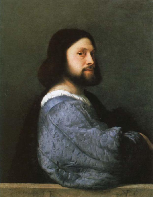 Titian portrait of a man France oil painting art