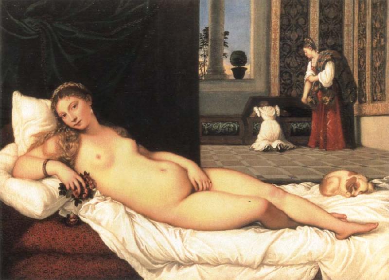 Titian venus of urbino oil painting image