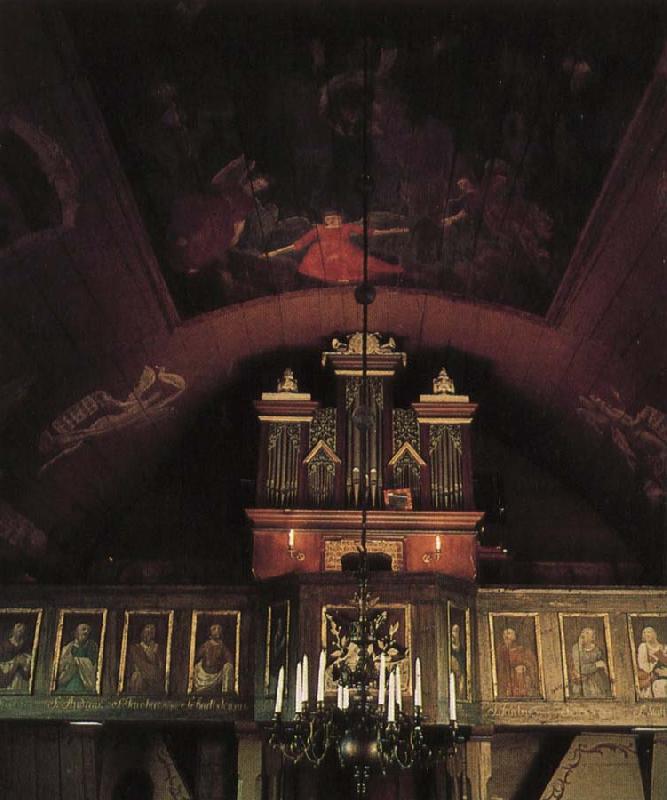 kulturen redan vid medeltidens slut hade orglar funnits i kyrkorna men forst pa 1600 ta let blev de mera allmant gangse France oil painting art