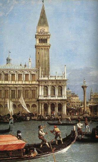 Canaletto Return of the Bucentoro to the Molo on Ascension Day France oil painting art