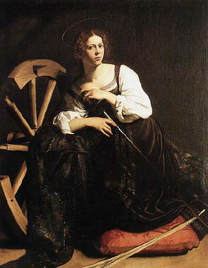 Caravaggio St Catherine of Alexandria oil painting image