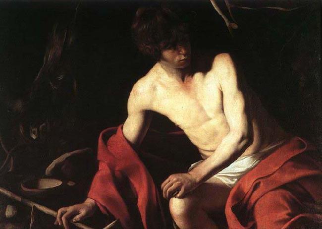 Caravaggio St John the Baptist oil painting picture
