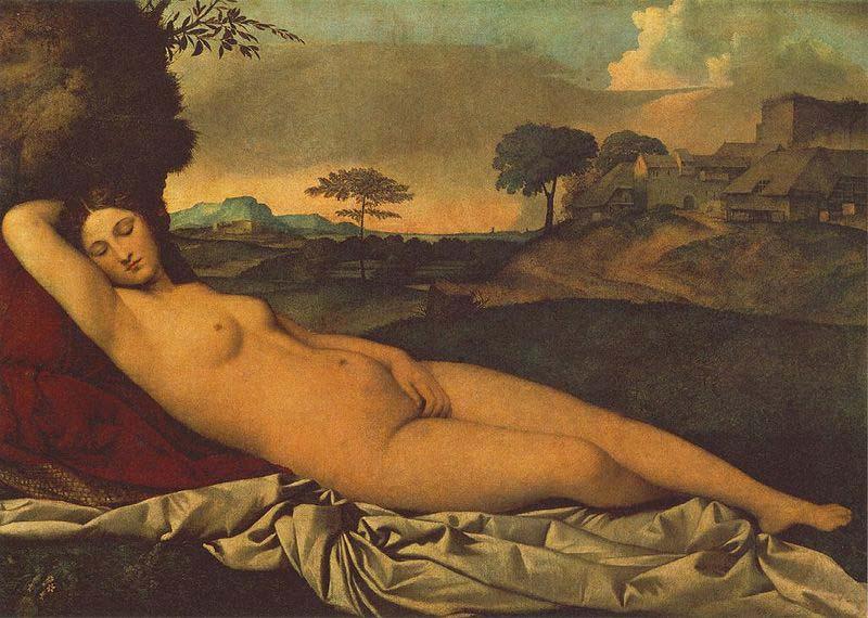Giorgione Sleeping Venus France oil painting art