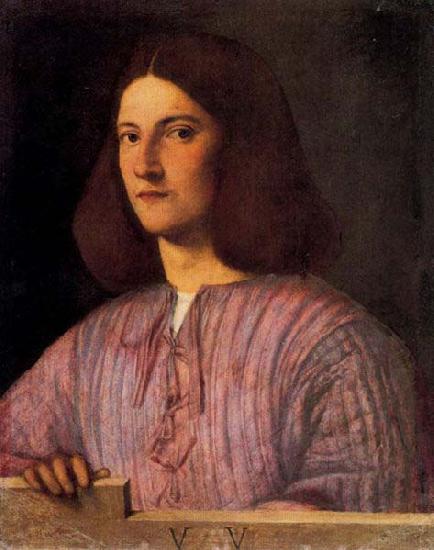 Giorgione The Berlin Portrait of a Man oil painting image