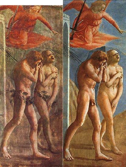 MASACCIO When it was cleaned France oil painting art