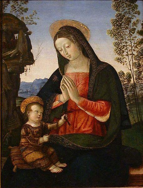Pinturicchio Madonna Adoring the Child, oil painting image