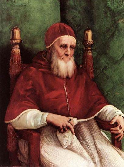 Raphael Portrait of Pope Julius II, oil painting image