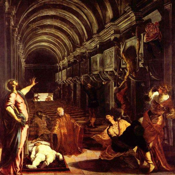 Tintoretto Finding of the body of St Mark oil painting picture