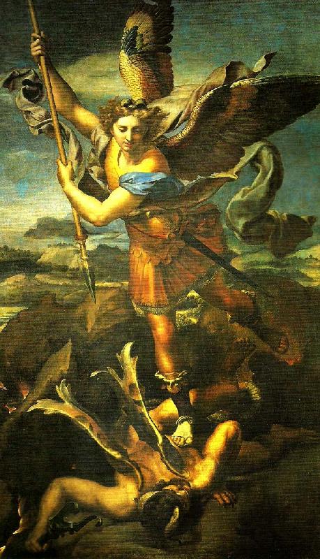 Raphael st michael oil painting image