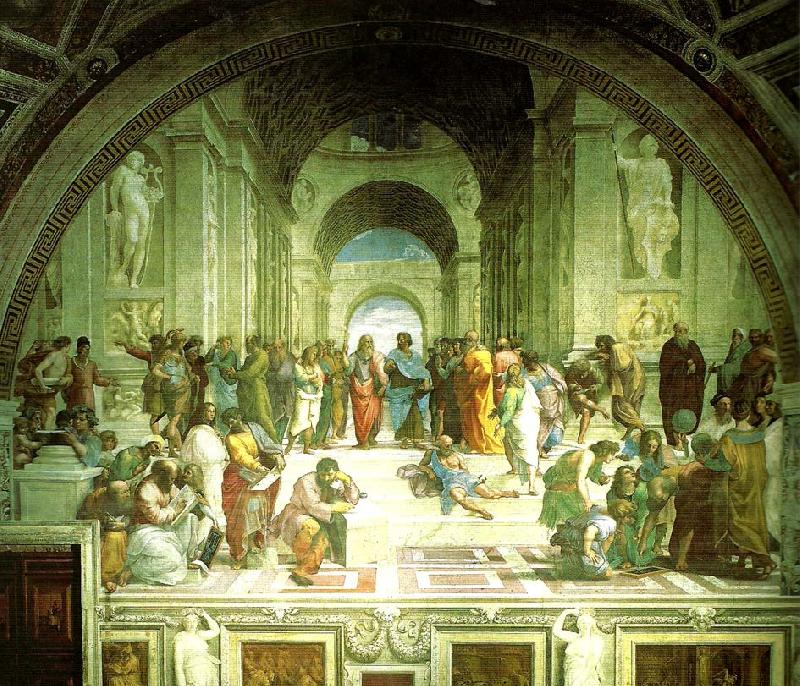 Raphael school of athens oil painting picture