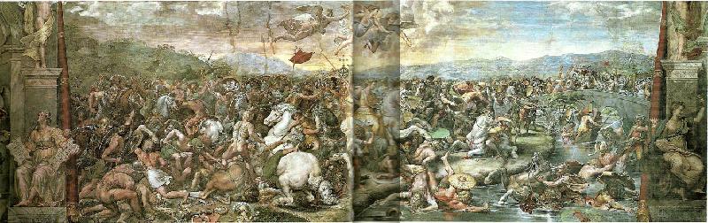 Raphael battle of the milvian bridge oil painting picture