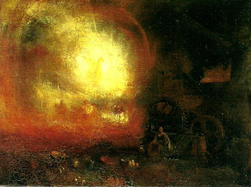 J.M.W.Turner the hero of a hundred fights France oil painting art
