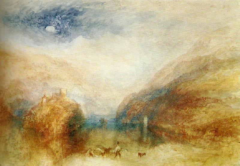 J.M.W.Turner the lauerzersee, oil painting image