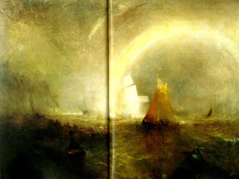 J.M.W.Turner the wreck buoy oil painting image