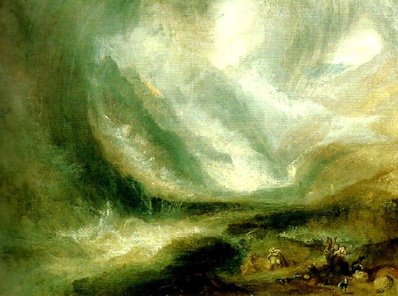J.M.W.Turner snow- storm avalanche and inundation-a scene in the upper part of the val d'aouste piedmont oil painting image