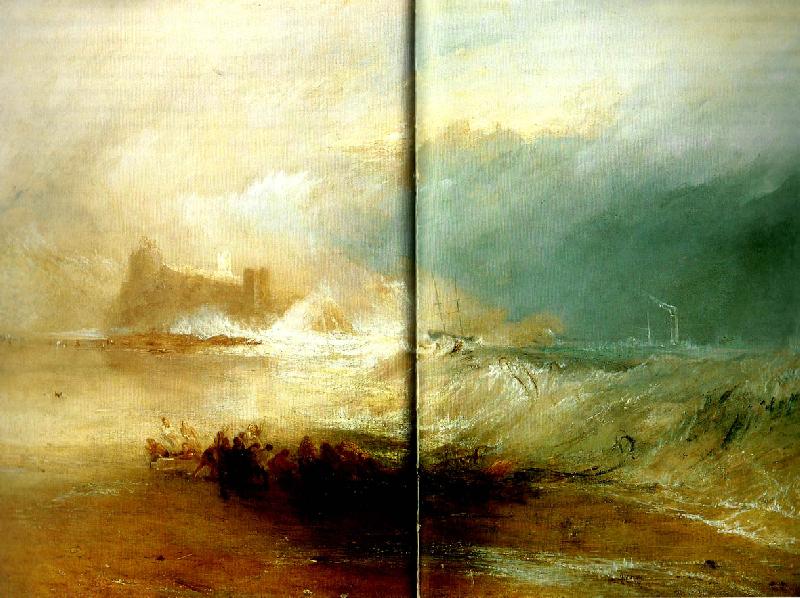 J.M.W.Turner wreckerscoast of northumberland France oil painting art