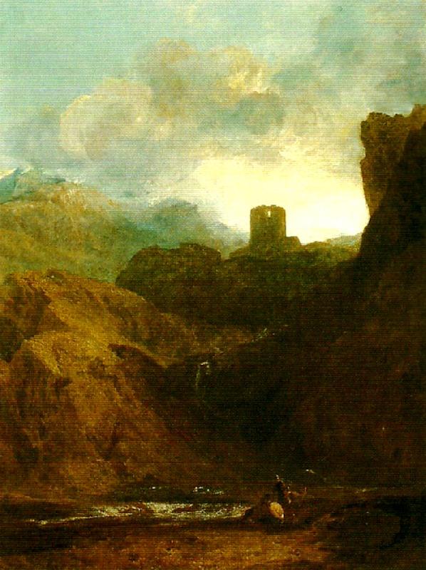 J.M.W.Turner dolbadarn castle oil painting picture
