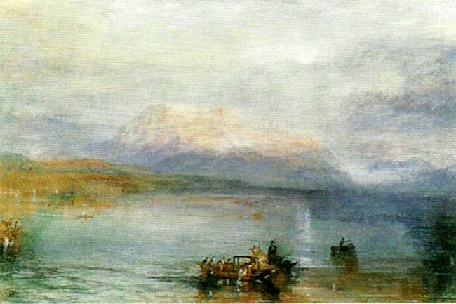 J.M.W.Turner the red rigi oil painting image