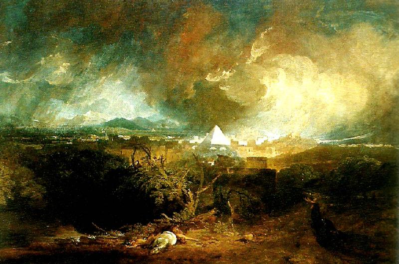 J.M.W.Turner the fifth plague of egypt France oil painting art