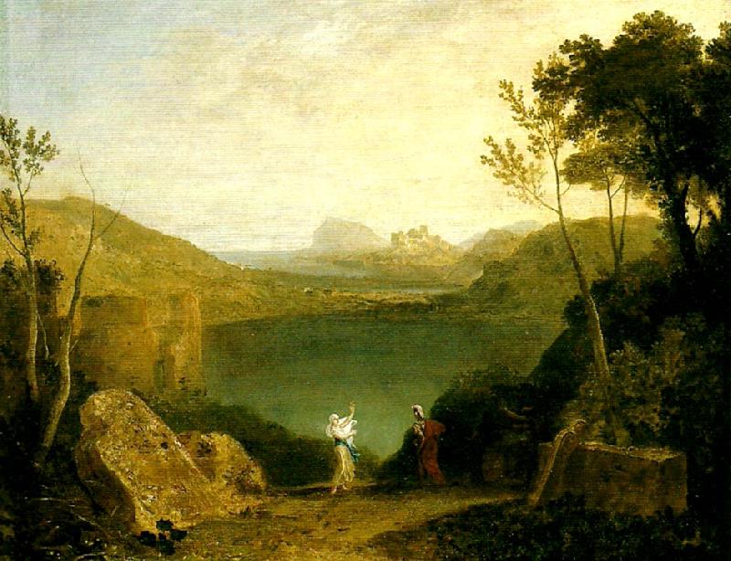 J.M.W.Turner aeneas and the sibyl, lake avernus France oil painting art