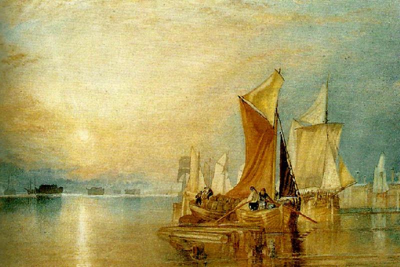 J.M.W.Turner stangate creek on  the river medway oil painting image