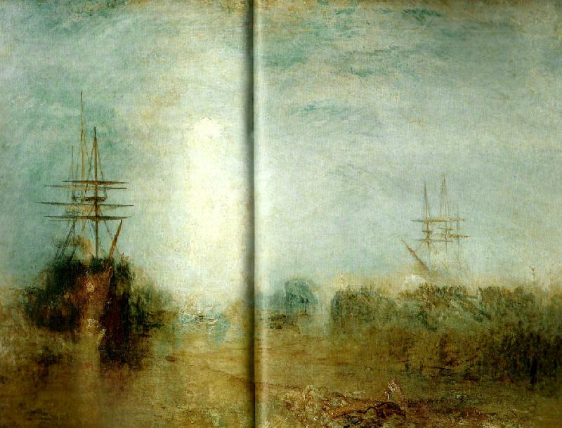 J.M.W.Turner whalers entangled in flaw ice France oil painting art
