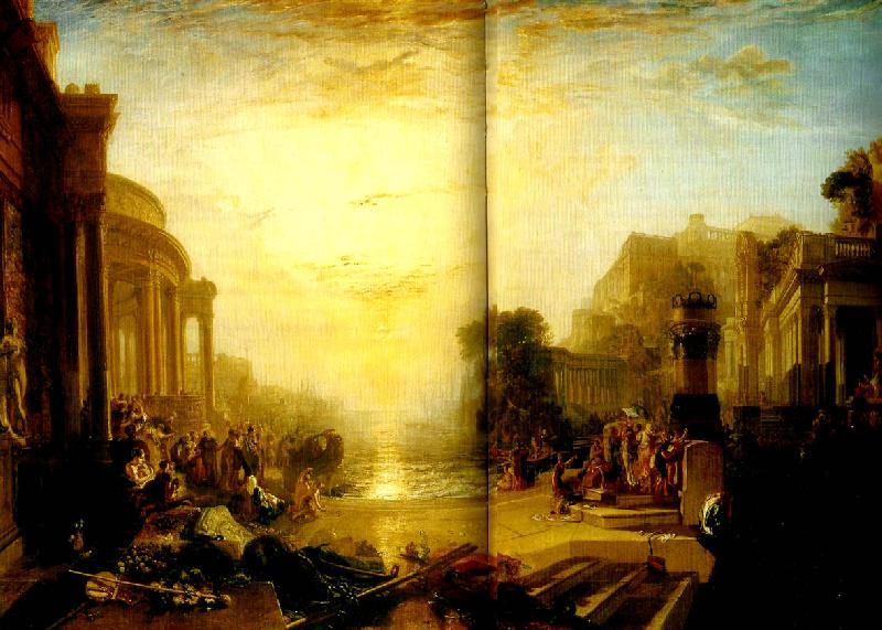 J.M.W.Turner the deline of the carthaginian empire oil painting image