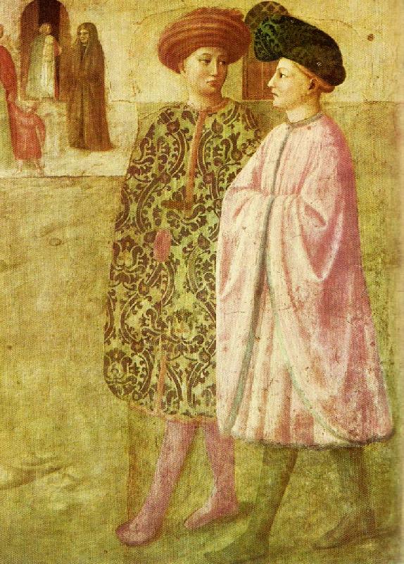 Masolino florentinska ynglingar omkring France oil painting art
