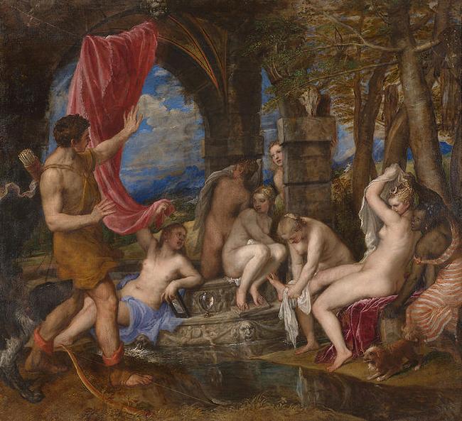 Titian Diana and Actaeon oil painting picture