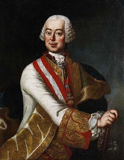 Anonymous Portrait of en:Leopold Josef Graf Daun (1705-1766), Austrian field marshal France oil painting art