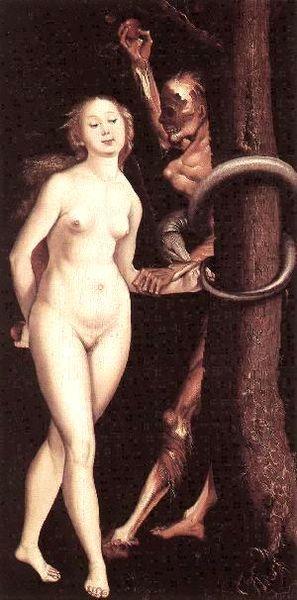 Baldung Eve Serpent and Death oil painting image