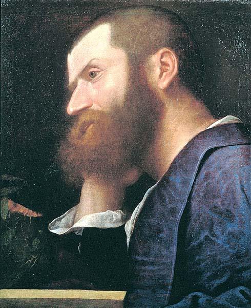 Titian Pietro Aretino, first portrait by Titian oil painting image